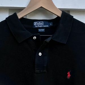 EUC Polo Ralph Lauren Golf Blue Label Black
